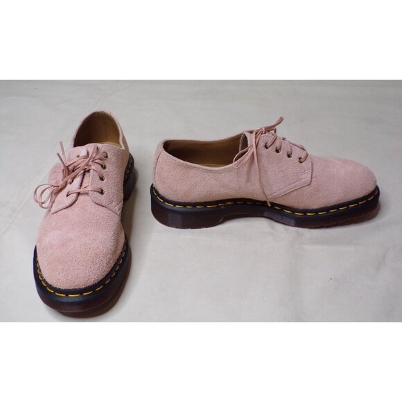 🆕 DR. MARTENS 1461 Iced Suede Oxford Shoes Pink 9 - Picture 5 of 12